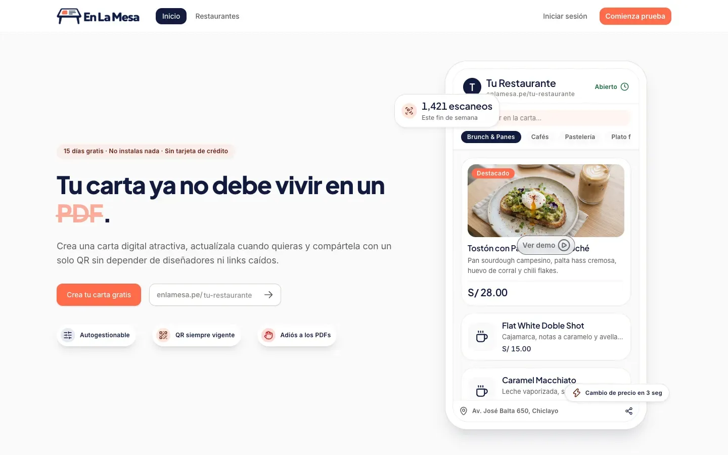 Captura de En La Mesa
