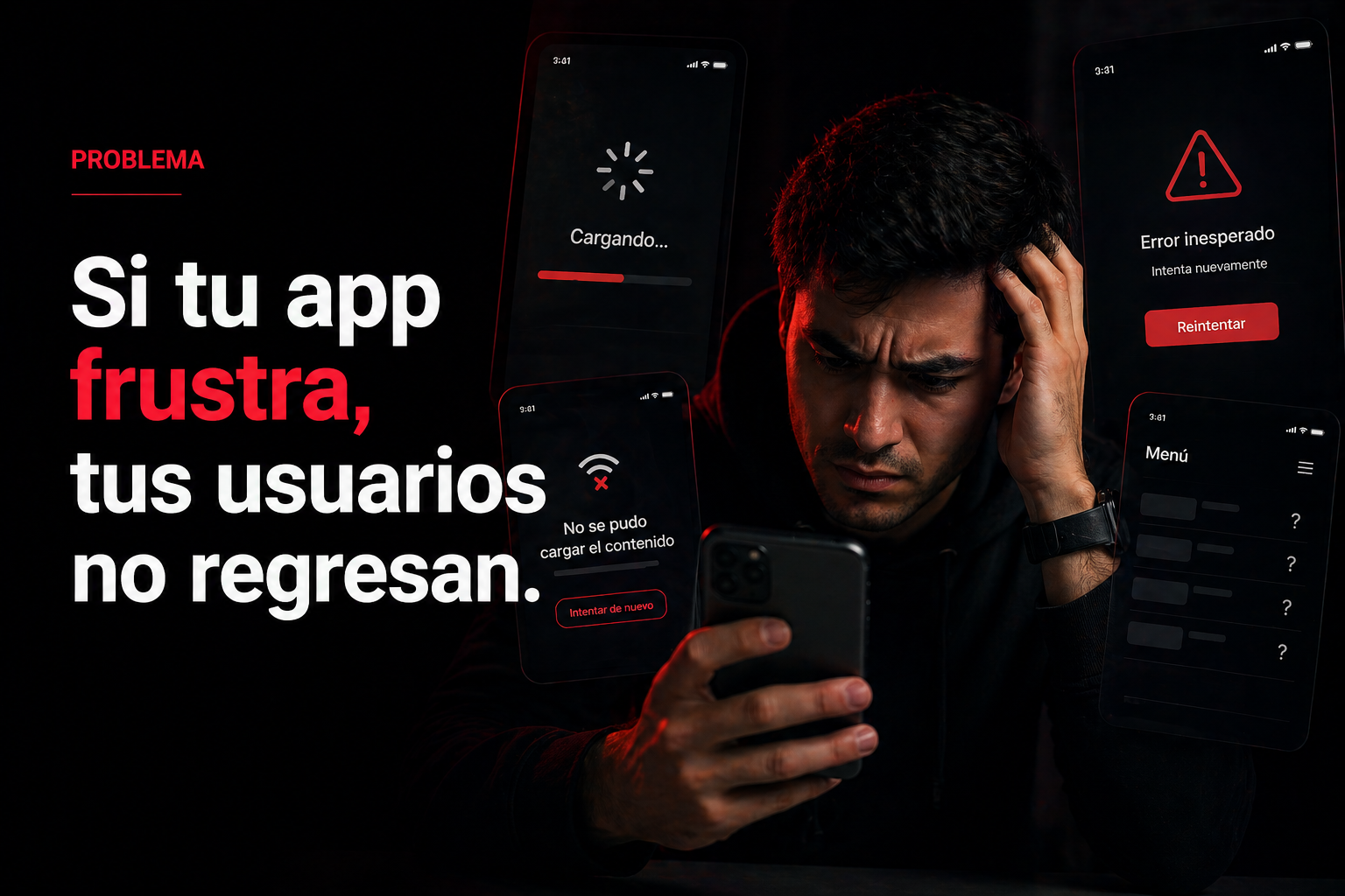 Vista de interfaz de software personalizado