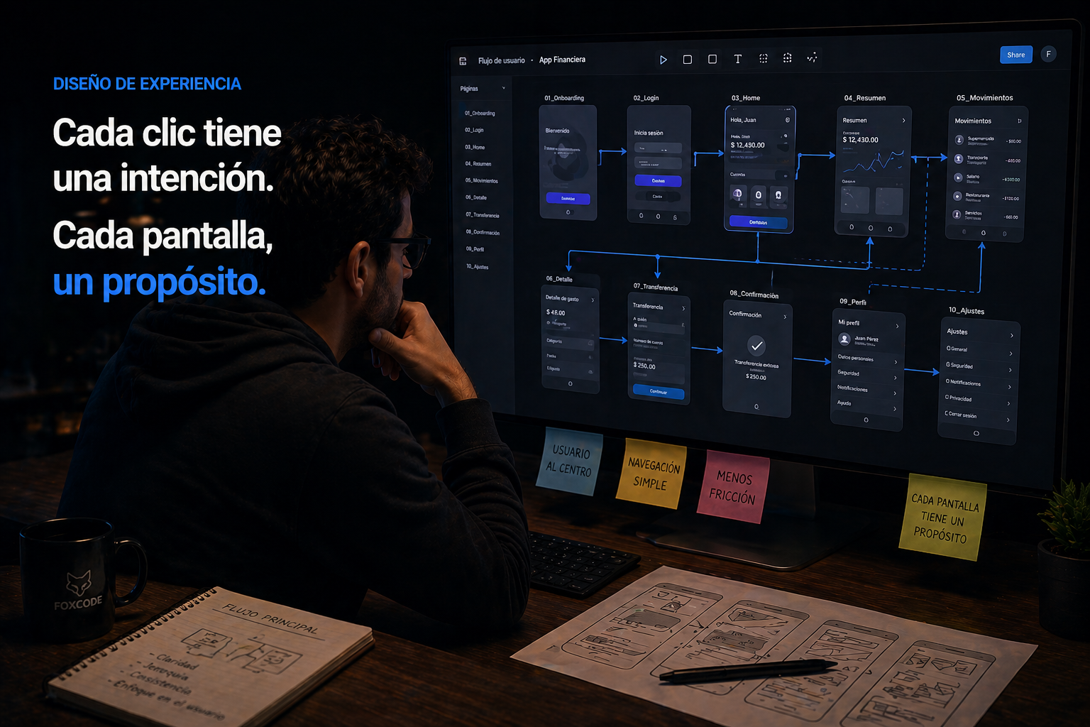 Pantalla de producto digital