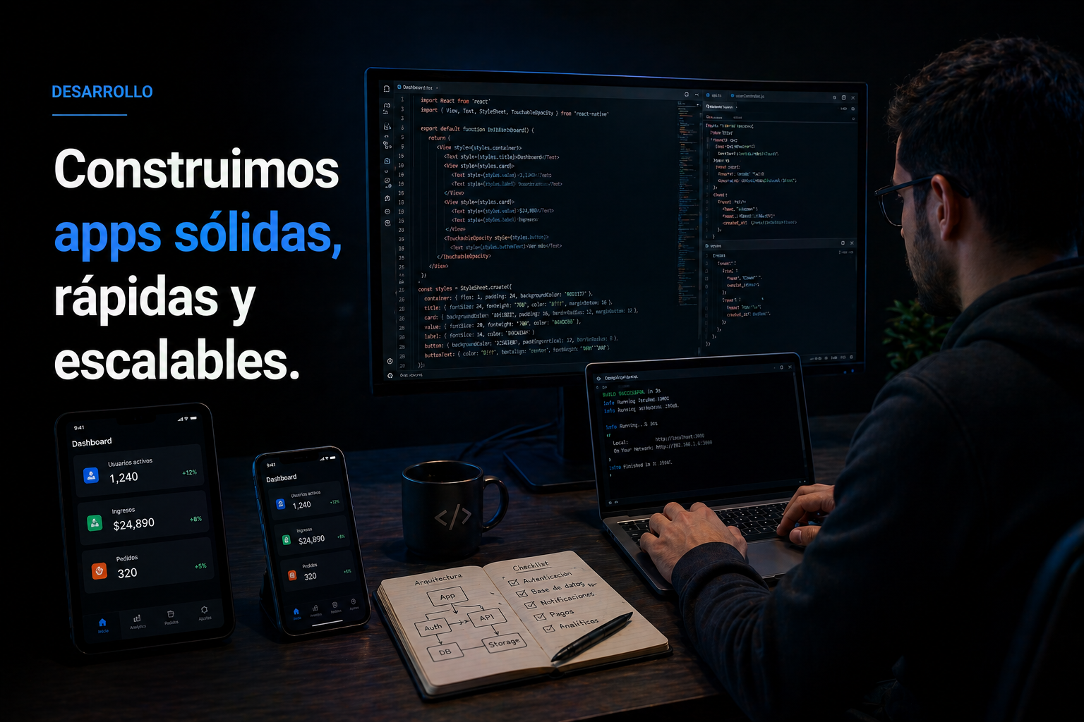 Pantalla de producto digital