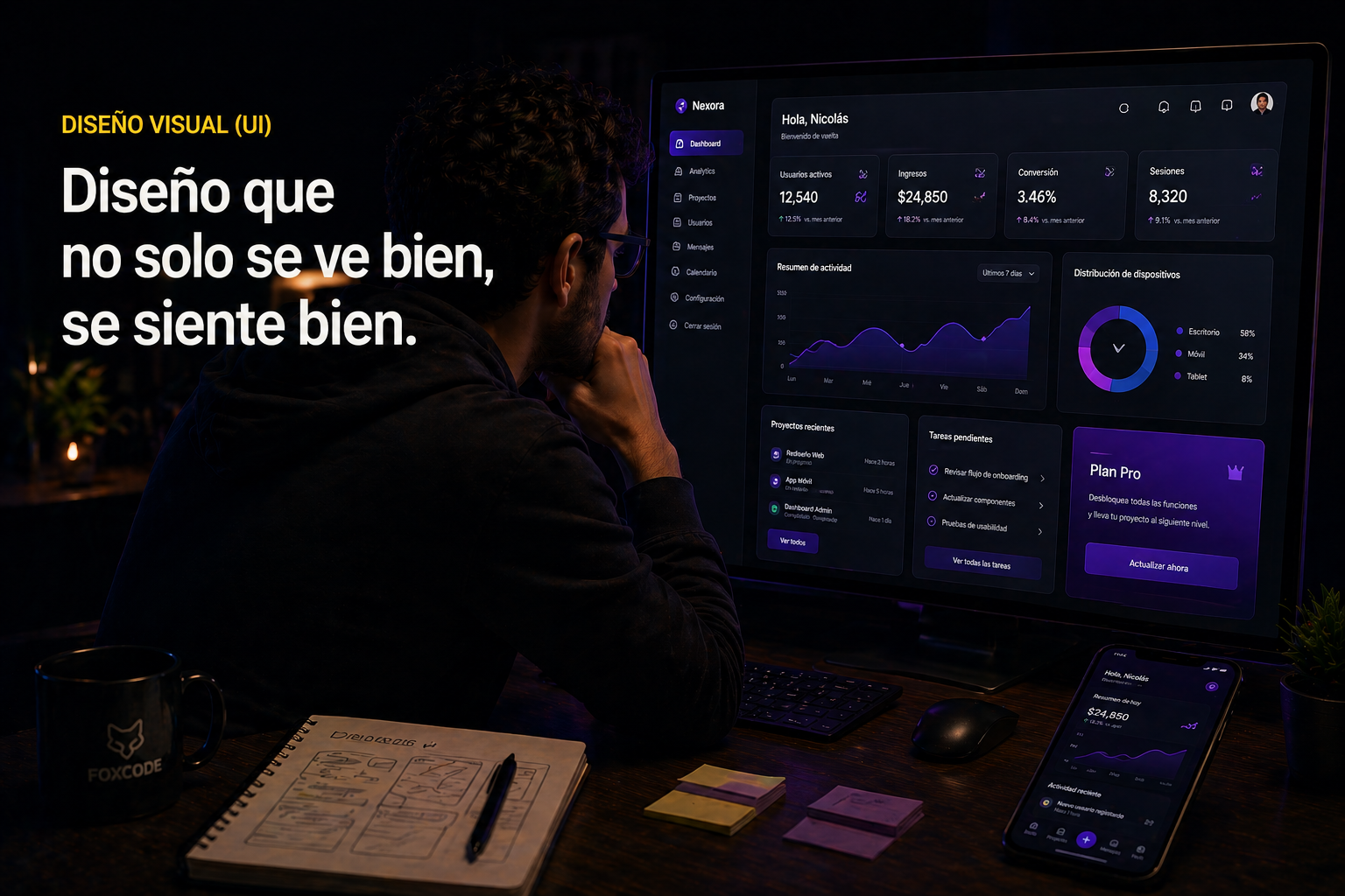 Flujo de aplicación web