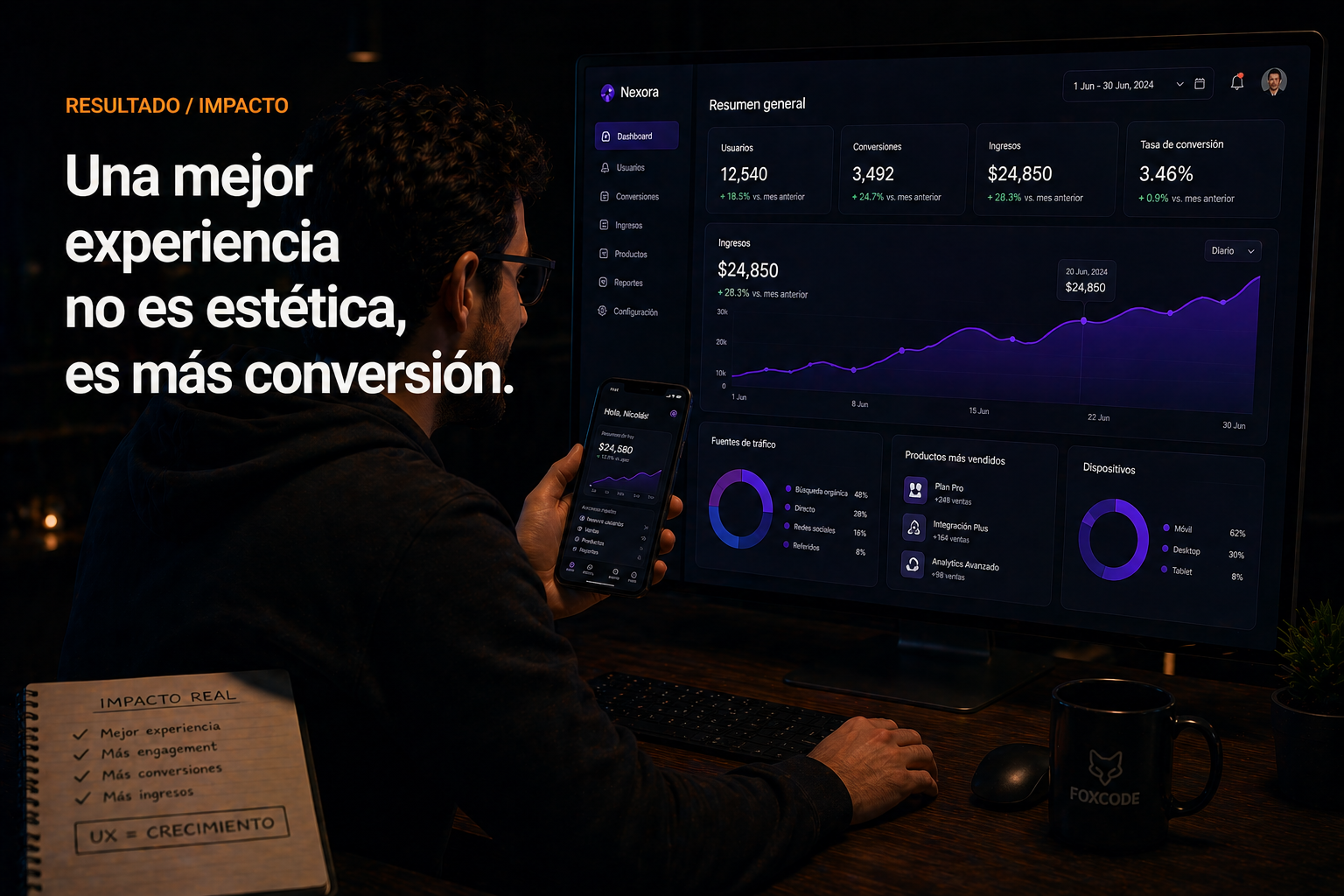 Interfaz de solución tecnológica